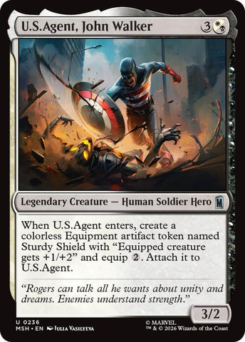 U.S.Agent, John Walker (Marvel Super Heroes)(MSH)(236)(U)