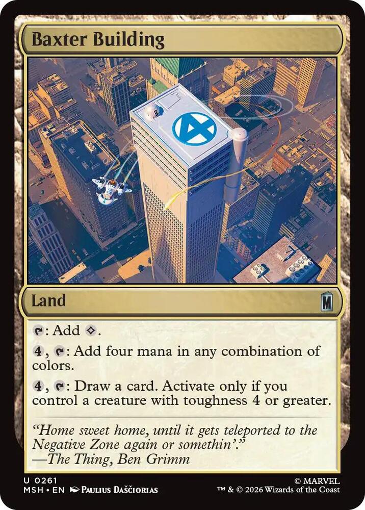Baxter Building (Marvel Super Heroes)(MSH)(261)(U)