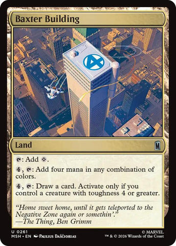 Baxter Building (Foil) (Marvel Super Heroes)(MSH)(261)(U)