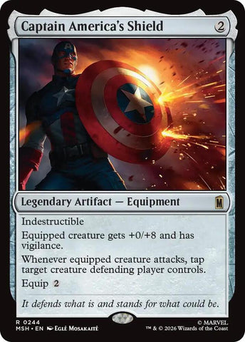 Captain America's Shield (Marvel Super Heroes)(MSH)(244)(R)