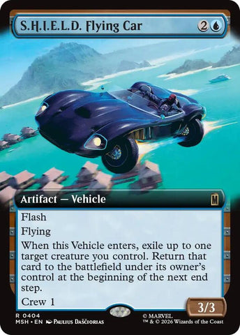 S.H.I.E.L.D. Flying Car (Extended Art) (Marvel Super Heroes)(MSH)(404)(R)