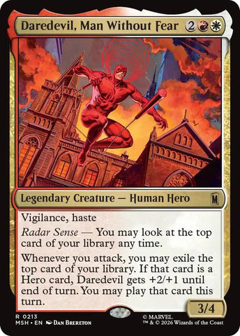 Daredevil, Man Without Fear (Foil) (Marvel Super Heroes)(MSH)(213)(R)