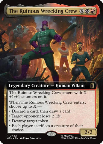 The Ruinous Wrecking Crew (Extended Art) (Marvel Super Heroes)(MSH)(422)(R)