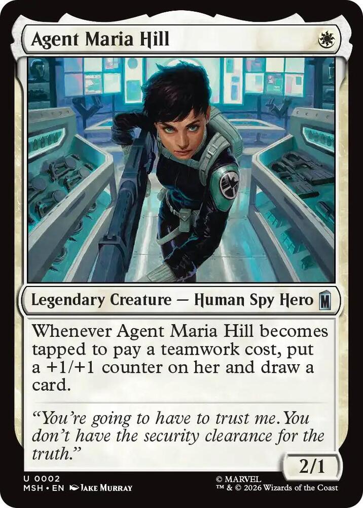 Agent Maria Hill (Foil) (Marvel Super Heroes)(MSH)(2)(U)