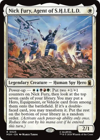 Nick Fury, Agent of S.H.I.E.L.D. (Foil) (Marvel Super Heroes)(MSH)(25)(R)