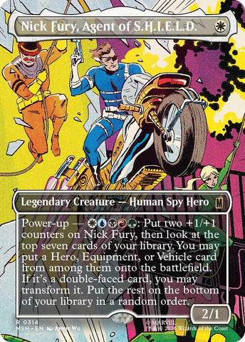 Nick Fury, Agent of S.H.I.E.L.D. (Borderless) (Marvel Super Heroes)(MSH)(314)(R)