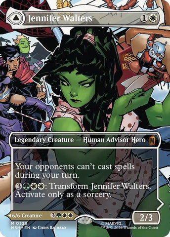 Jennifer Walters (Borderless) (0328) (Foil) (Marvel Super Heroes)(MSH)(328)(M)