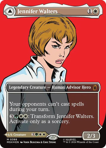 Jennifer Walters (Borderless) (0388) (Foil) (Marvel Super Heroes)(MSH)(388)(M)