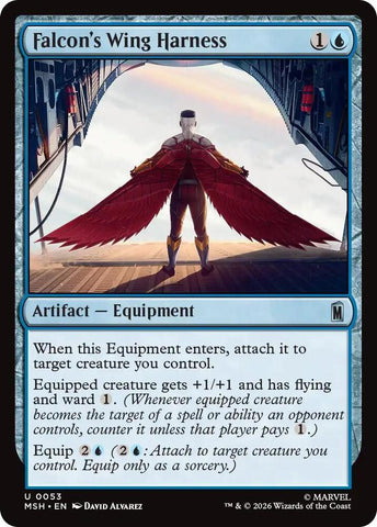 Falcon's Wing Harness (Foil) (Marvel Super Heroes)(MSH)(53)(U)
