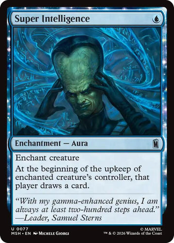 Super Intelligence (Foil) (Marvel Super Heroes)(MSH)(77)(U)