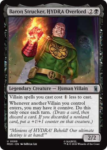 Baron Strucker, HYDRA Overlord (Marvel Super Heroes)(MSH)(88)(U)