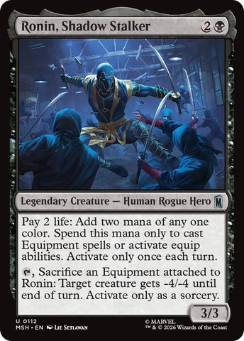 Ronin, Shadow Stalker (Marvel Super Heroes)(MSH)(112)(U)