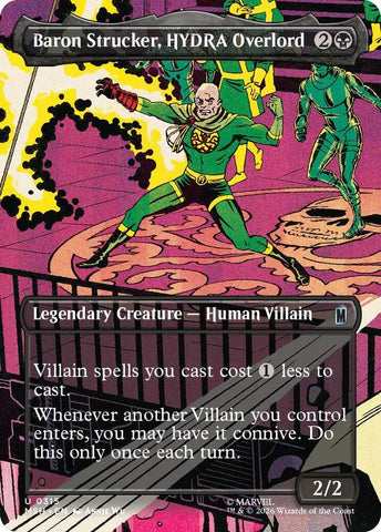 Baron Strucker, HYDRA Overlord (Borderless) (0315) (Marvel Super Heroes)(MSH)(315)(U)