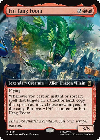 Fin Fang Foom (Extended Art) (Foil) (Marvel Super Heroes)(MSH)(411)(R)