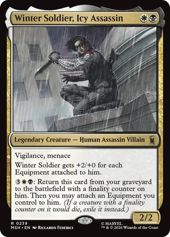 Winter Soldier, Icy Assassin (Marvel Super Heroes)(MSH)(239)(R)