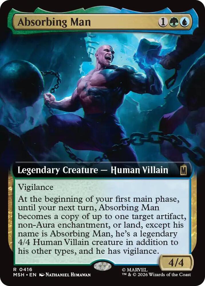 Absorbing Man (Extended Art) (Foil) (Marvel Super Heroes)(MSH)(416)(R)