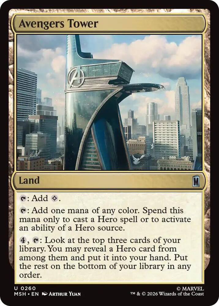 Avengers Tower (Marvel Super Heroes)(MSH)(260)(U)