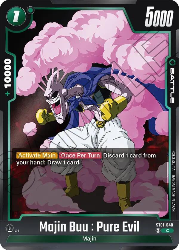 Majin Buu : Pure Evil [040] [Foil] (ST01-040)(C)