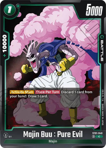 Majin Buu : Pure Evil [040] [Foil] (ST01-040)(C)