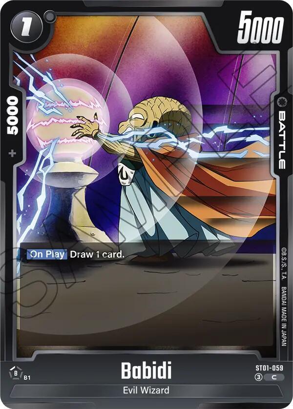 Babidi [059] [Foil] (ST01-059)(C)