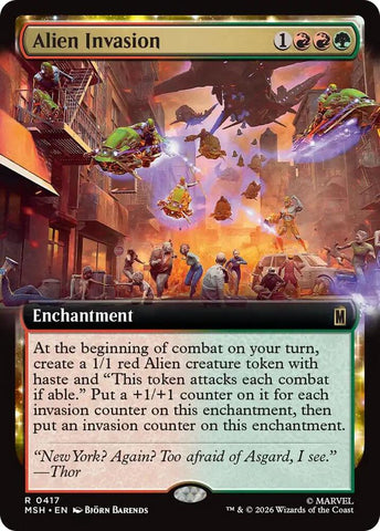 Alien Invasion (Extended Art) (Marvel Super Heroes)(MSH)(417)(R)