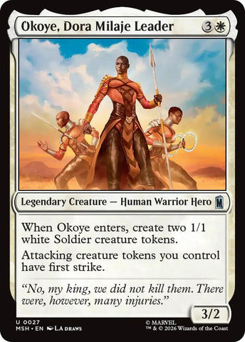 Okoye, Dora Milaje Leader (Marvel Super Heroes)(MSH)(27)(U)