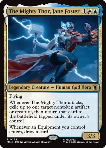 The Mighty Thor, Jane Foster (Foil) (Marvel Super Heroes)(MSH)(222)(R)