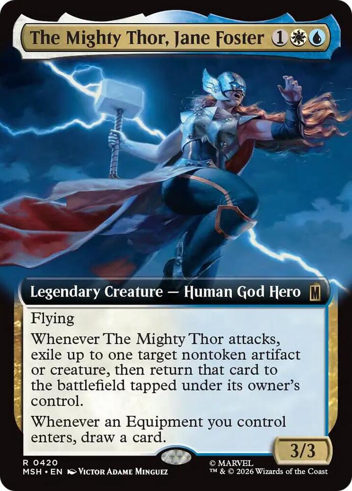 The Mighty Thor, Jane Foster (Extended Art) (Marvel Super Heroes)(MSH)(420)(R)