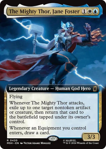 The Mighty Thor, Jane Foster (Extended Art) (Marvel Super Heroes)(MSH)(420)(R)