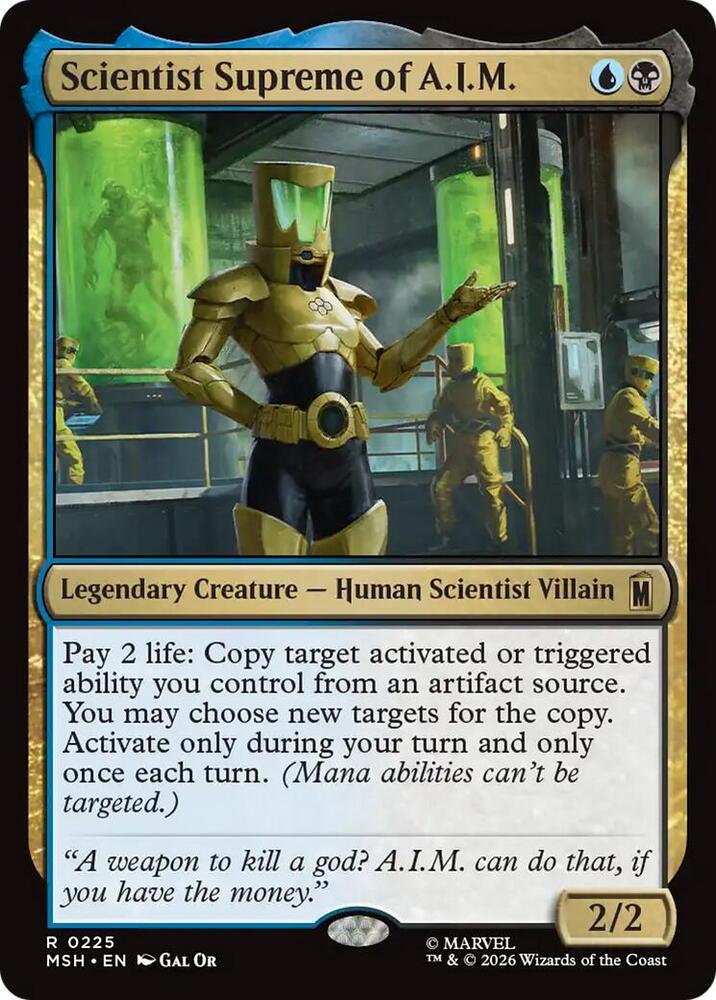 Scientist Supreme of A.I.M. (Marvel Super Heroes)(MSH)(225)(R)