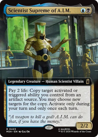 Scientist Supreme of A.I.M. (Extended Art) (Foil) (Marvel Super Heroes)(MSH)(423)(R)