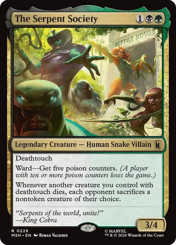 The Serpent Society (Foil) (Marvel Super Heroes)(MSH)(226)(R)