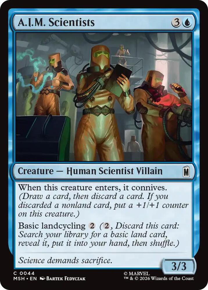 A.I.M. Scientists (Marvel Super Heroes)(MSH)(44)(C)