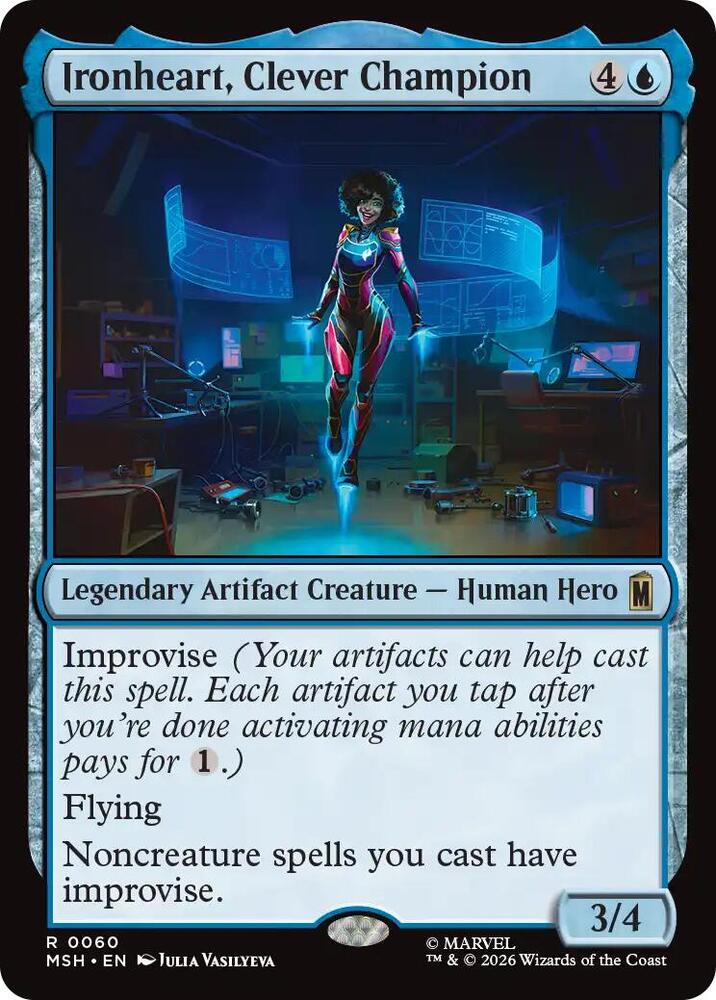 Ironheart, Clever Champion (Foil) (Marvel Super Heroes)(MSH)(60)(R)