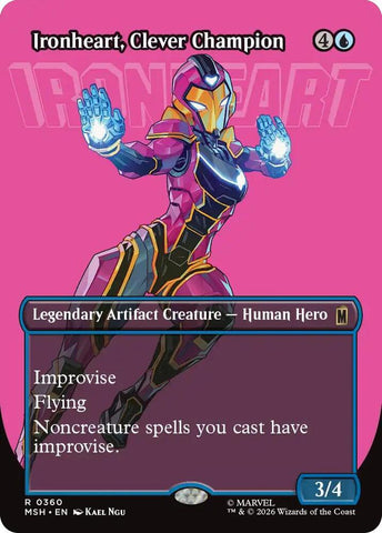 Ironheart, Clever Champion (Borderless) (Marvel Super Heroes)(MSH)(360)(R)