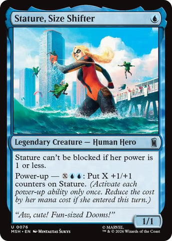Stature, Size Shifter (Foil) (Marvel Super Heroes)(MSH)(76)(R)