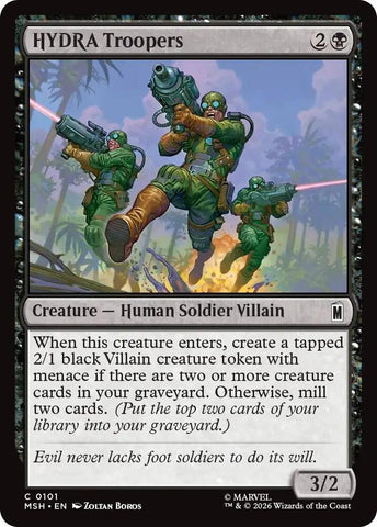 HYDRA Troopers (Marvel Super Heroes)(MSH)(101)(C)
