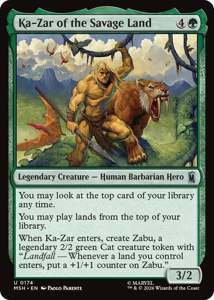 Ka-Zar of the Savage Land (Marvel Super Heroes)(MSH)(174)(U)