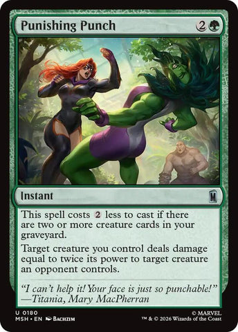 Punishing Punch (Foil) (Marvel Super Heroes)(MSH)(180)(U)