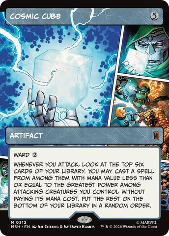 Cosmic Cube (Borderless) (0312) (Marvel Super Heroes)(MSH)(312)(M)