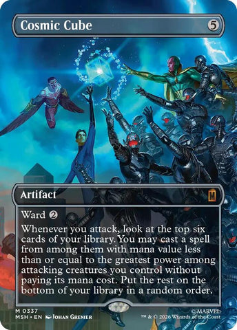 Cosmic Cube (Borderless) (0337) (Foil) (Marvel Super Heroes)(MSH)(337)(M)