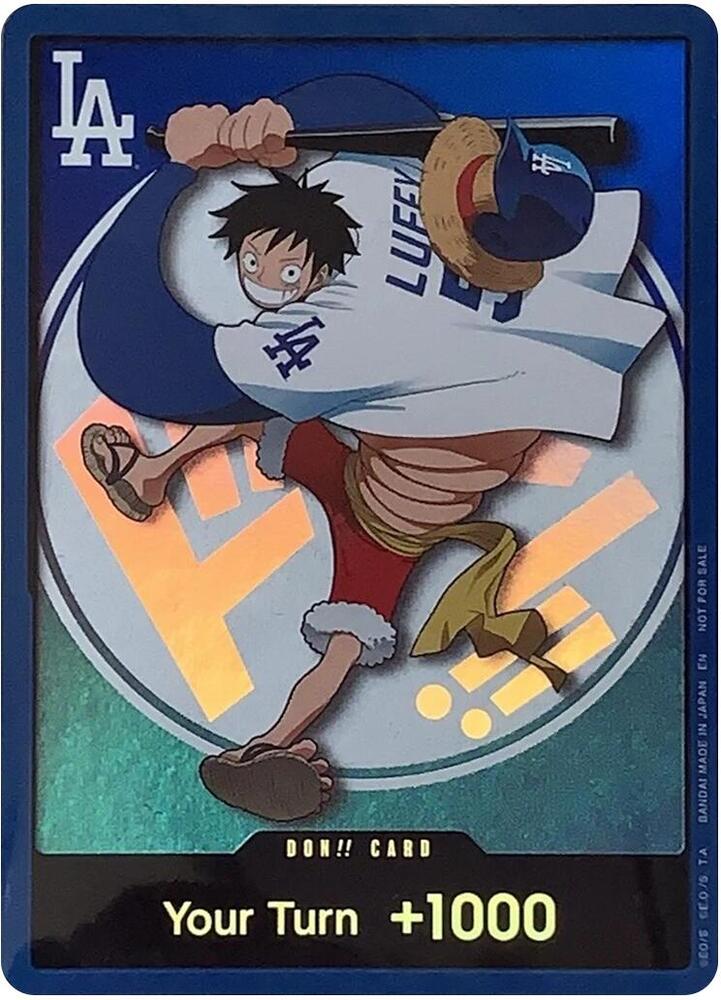DON!! Card [LA Dodgers 2026 Promo] [Foil] (One Piece Promotion Cards)(DON!!)