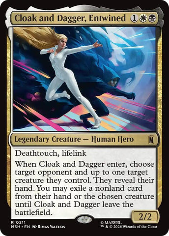 Cloak and Dagger, Entwined (Foil) (Marvel Super Heroes)(MSH)(211)(R)