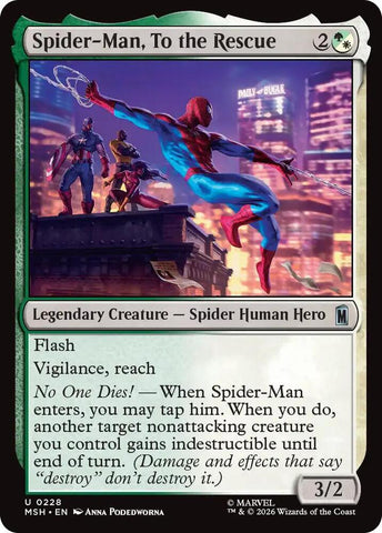 Spider-Man, To the Rescue (Marvel Super Heroes)(MSH)(228)(U)