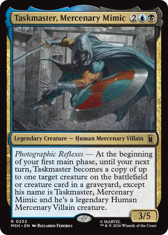Taskmaster, Mercenary Mimic (Foil) (Marvel Super Heroes)(MSH)(232)(R)