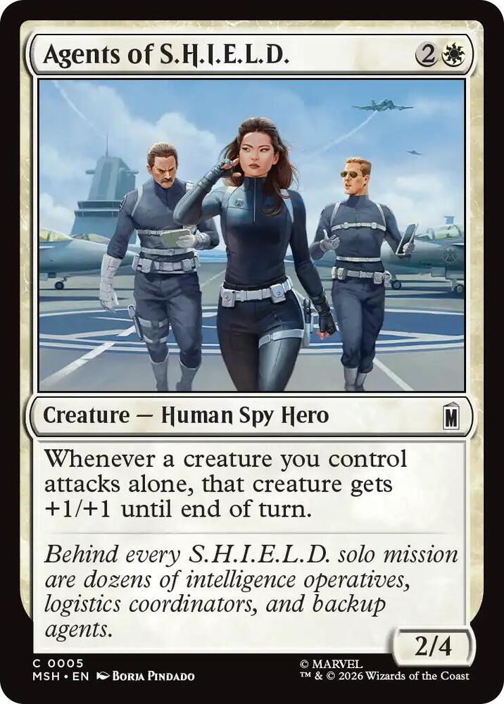 Agents of S.H.I.E.L.D. (Foil) (Marvel Super Heroes)(MSH)(5)(C)