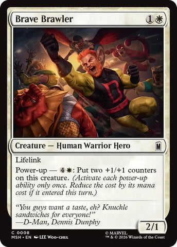 Brave Brawler (Foil) (Marvel Super Heroes)(MSH)(8)(C)