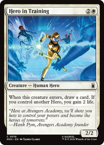 Hero in Training (Foil) (Marvel Super Heroes)(MSH)(16)(C)