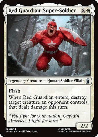 Red Guardian, Super-Soldier (Foil) (Marvel Super Heroes)(MSH)(34)(U)