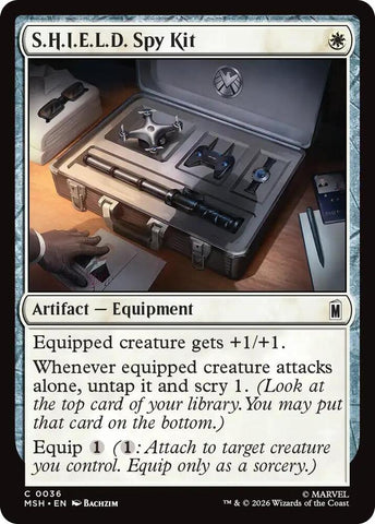 S.H.I.E.L.D. Spy Kit (Foil) (Marvel Super Heroes)(MSH)(36)(C)
